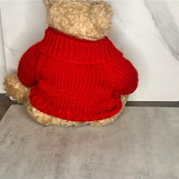 Giorgio Beverly Hills Collectible Teddy Bear Rare Vintage Knit Sweater Designer - Picture 15 of 16